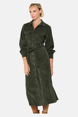 blousejurk donkergroen