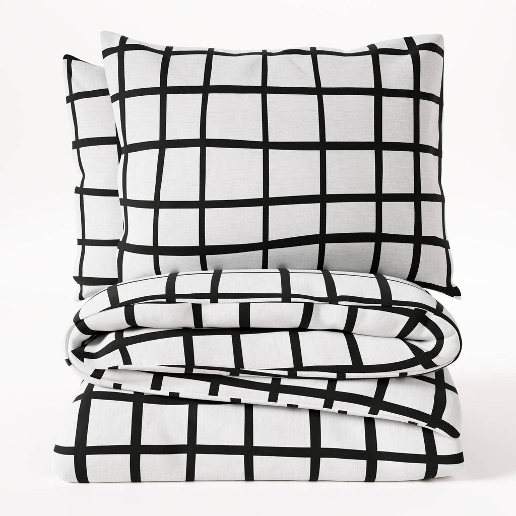 W katoen-polyester dekbedovertrek lits-jumeaux (240x220 cm)