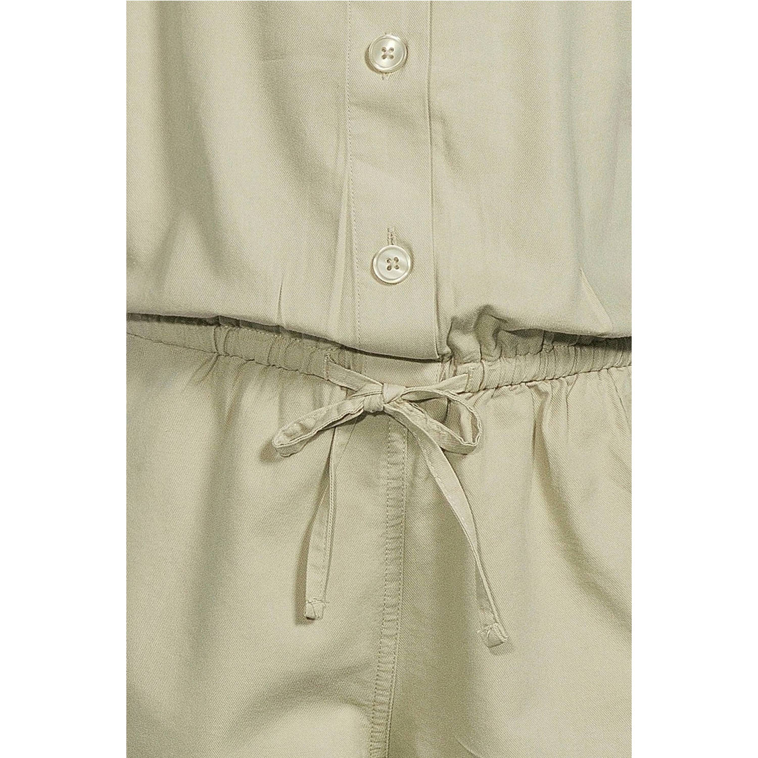 Me & My Monkey twill jumpsuit lichtkhaki