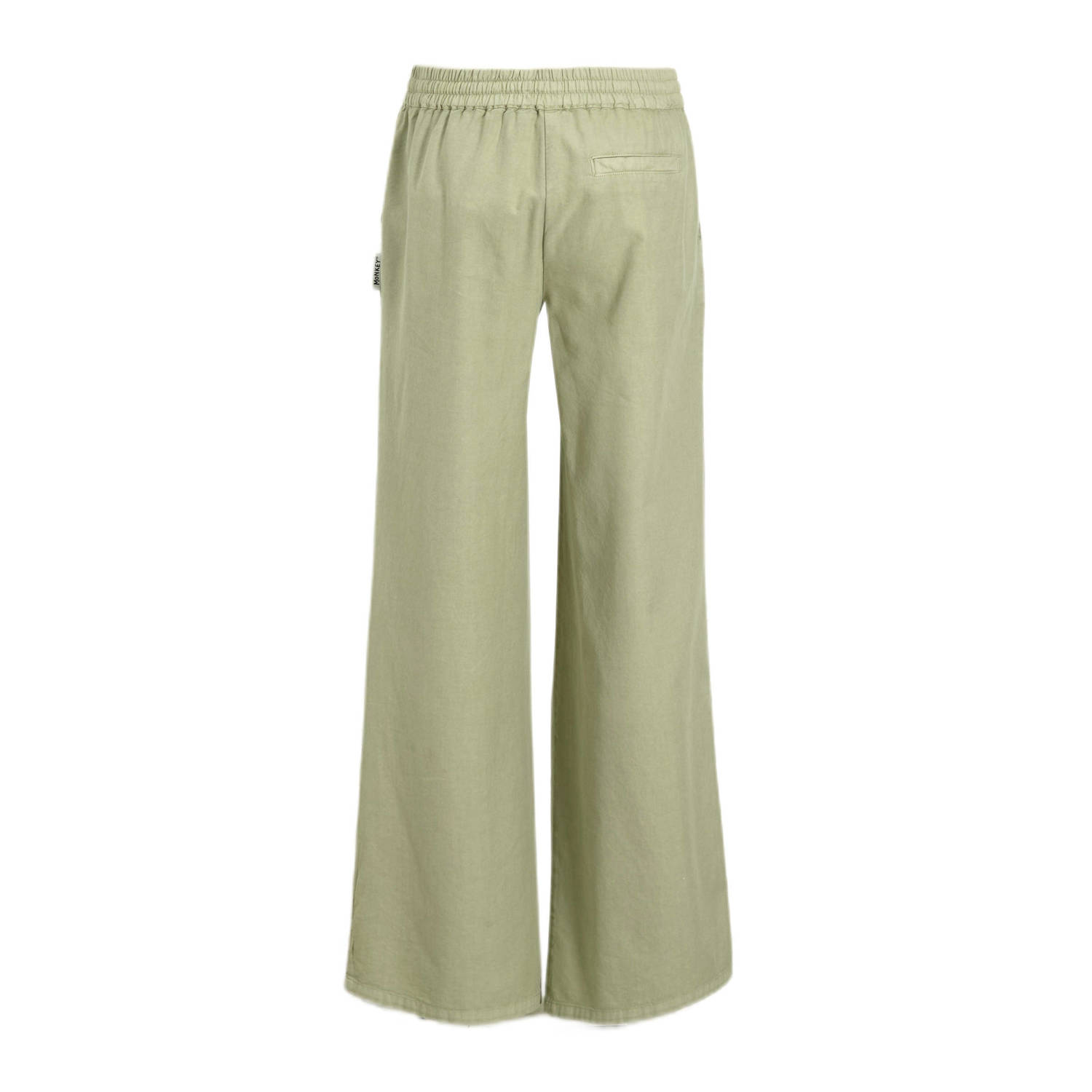 Me & My Monkey wide leg broek lichkhaki