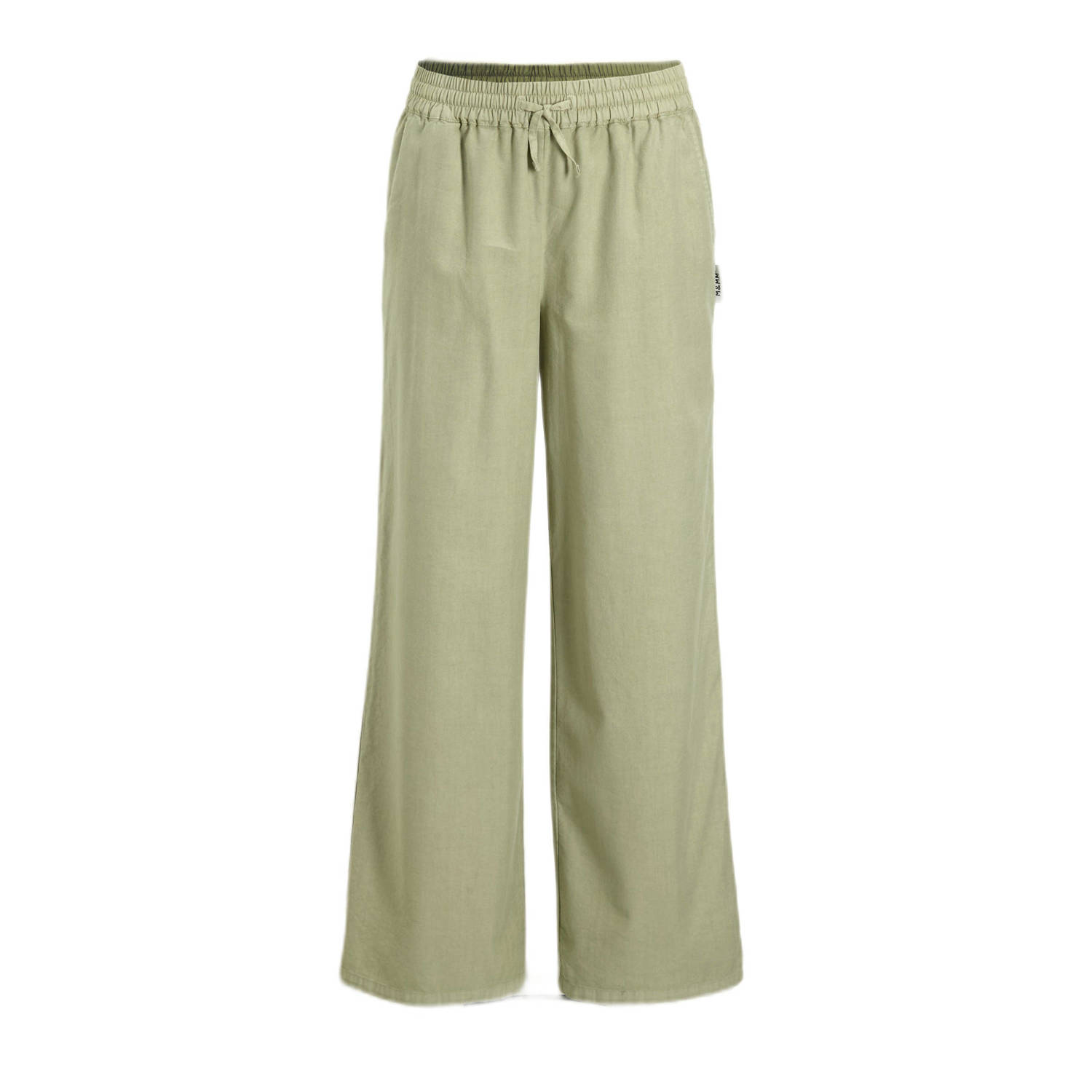 Me & My Monkey wide leg broek lichkhaki