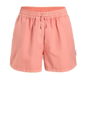 twill korte broek peach