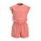 Me & My Monkey twill jumpsuit peach