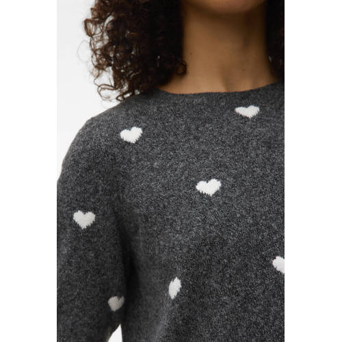 VERO MODA gebreide trui grijs afbeelding
