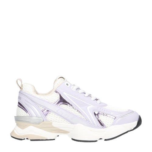 Steve Madden Jspeedster chunky sneakers wit/lila afbeelding