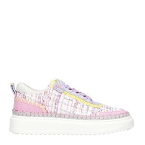 Charly sneakers lichtroze/wit/lila