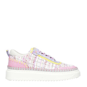 Charly sneakers lichtroze/wit/lila