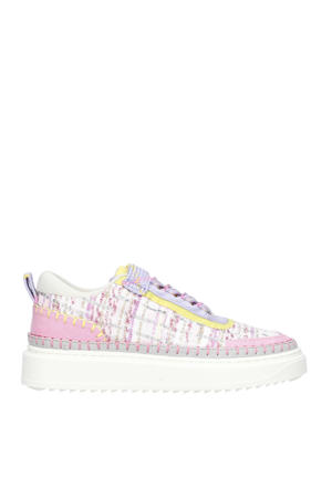 Charly sneakers lichtroze/wit/lila