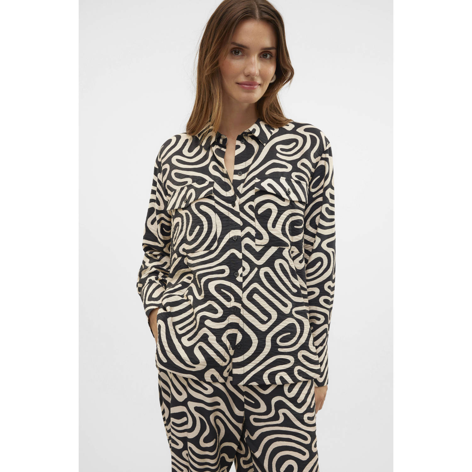 VERO MODA blouse zwart