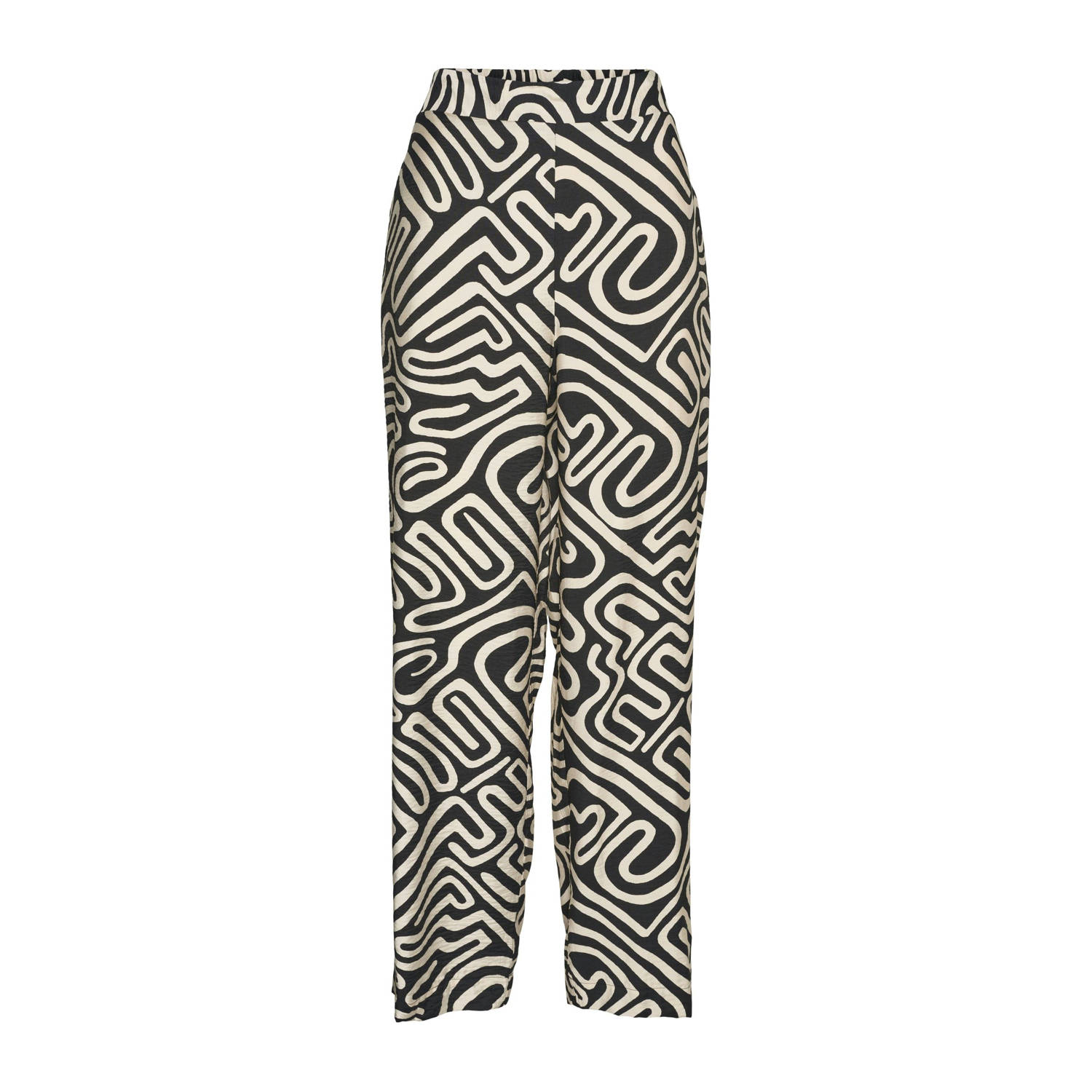 VERO MODA straight broek zwart