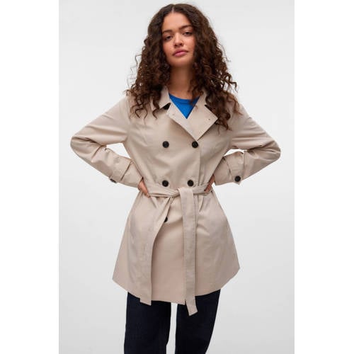 VERO MODA trenchcoat crème afbeelding