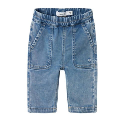 NAME IT BABY regular waist regular fit jeans light blue denim afbeelding