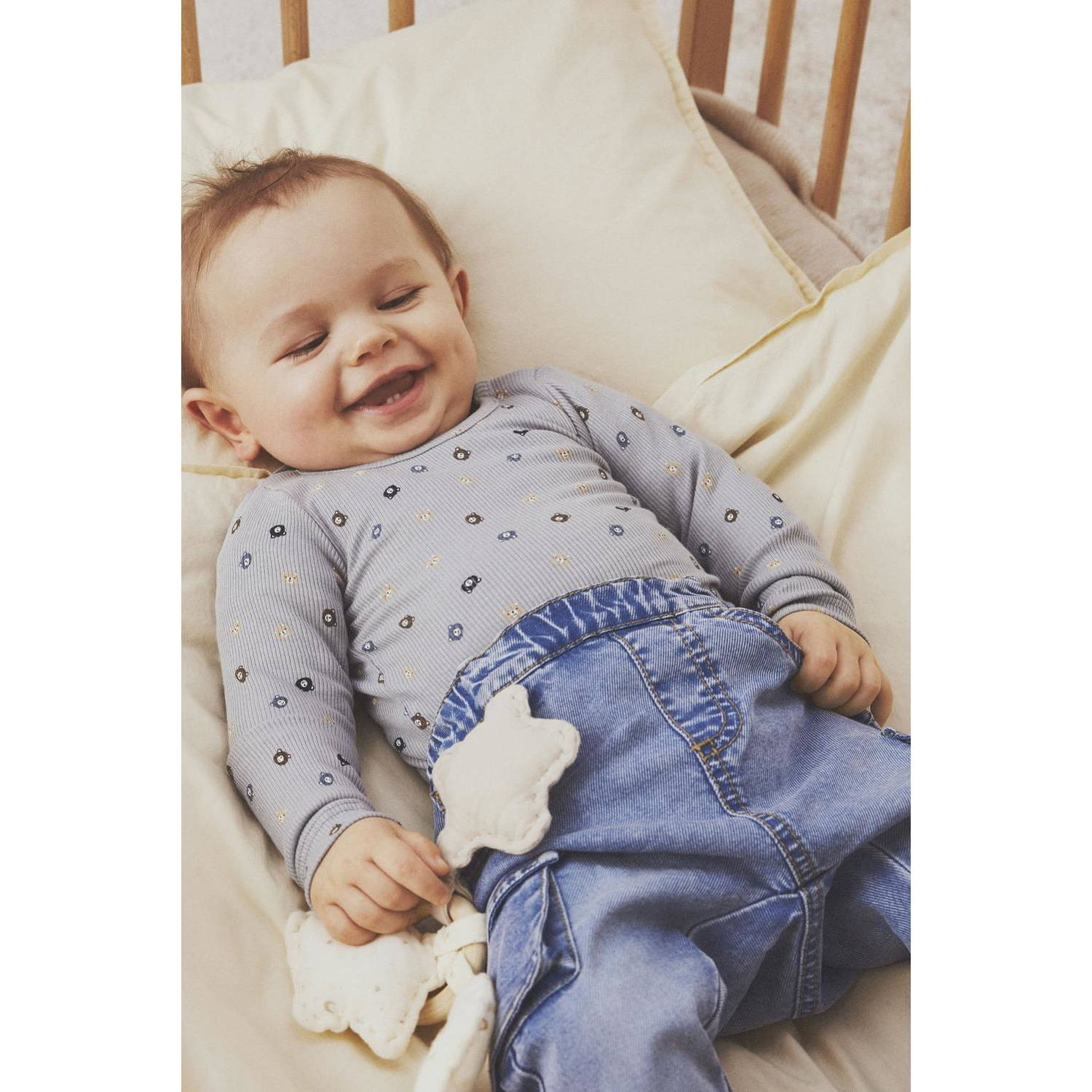 NAME IT BABY regular waist regular fit jeans medium blue denim