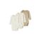 NAME IT BABY romper NBNBODY - zand/ecru (set van 3)