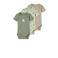 NAME IT BABY romper NBMBODY - groen/beige (set van 3)