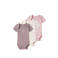 NAME IT BABY romper NBFBODY - mauve/roze/lichtroze (set van 3)