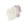NAME IT BABY romper NBFBODY - mauve/ecru (set van 3)