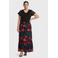 GREAT LOOKS crinkle rok bloemenprint