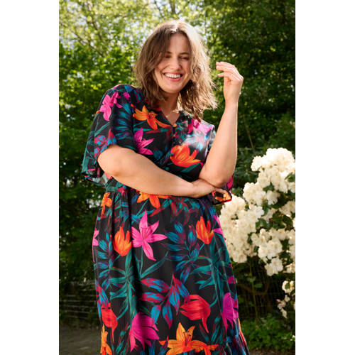 GREAT LOOKS maxi jurk met bloemenprint afbeelding