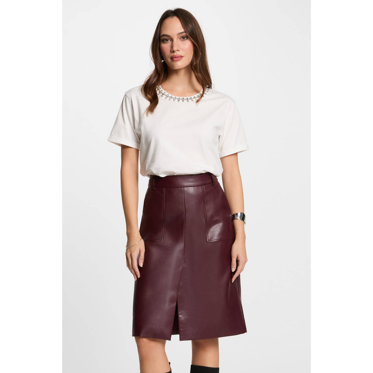 Morgan T-shirt wit