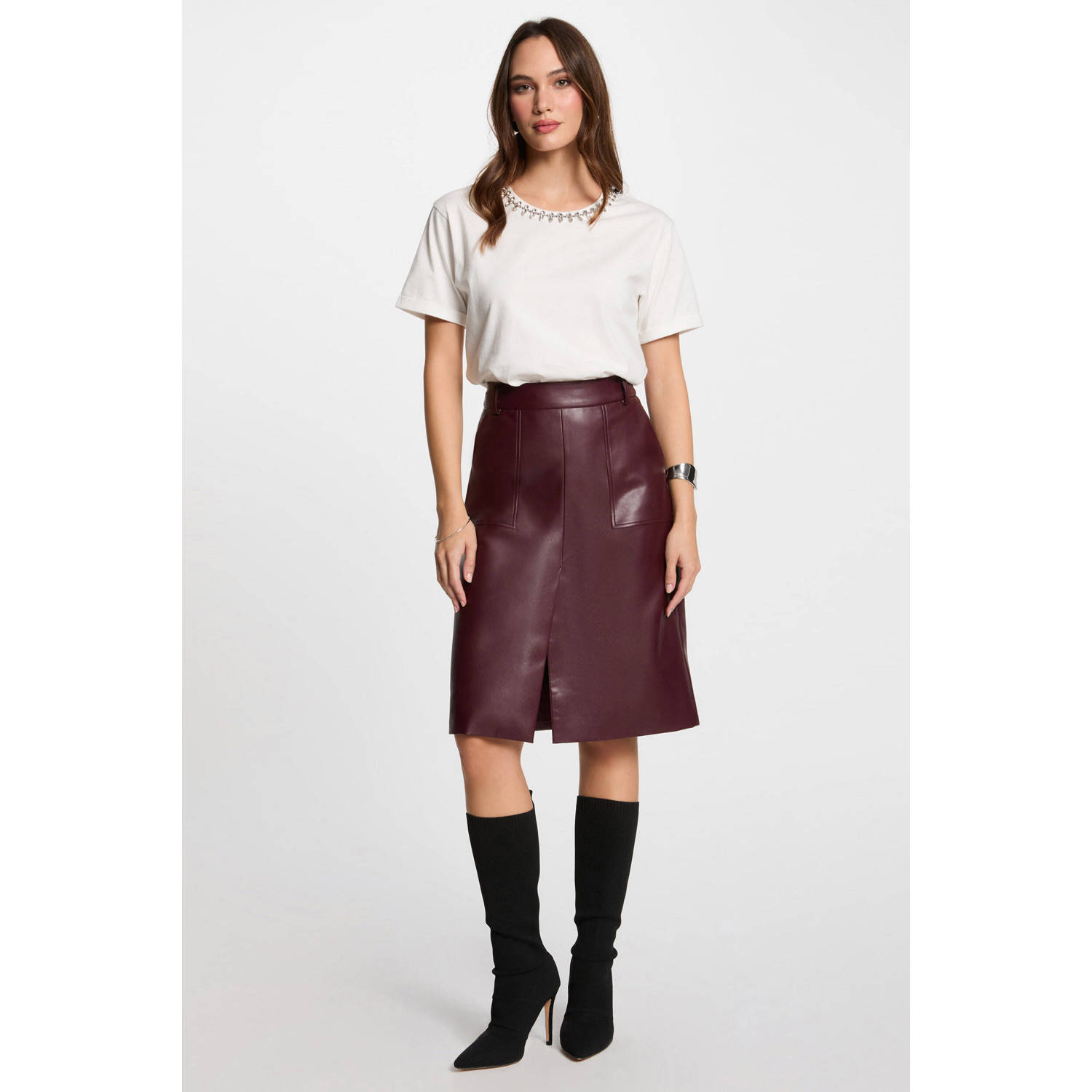 Morgan T-shirt wit