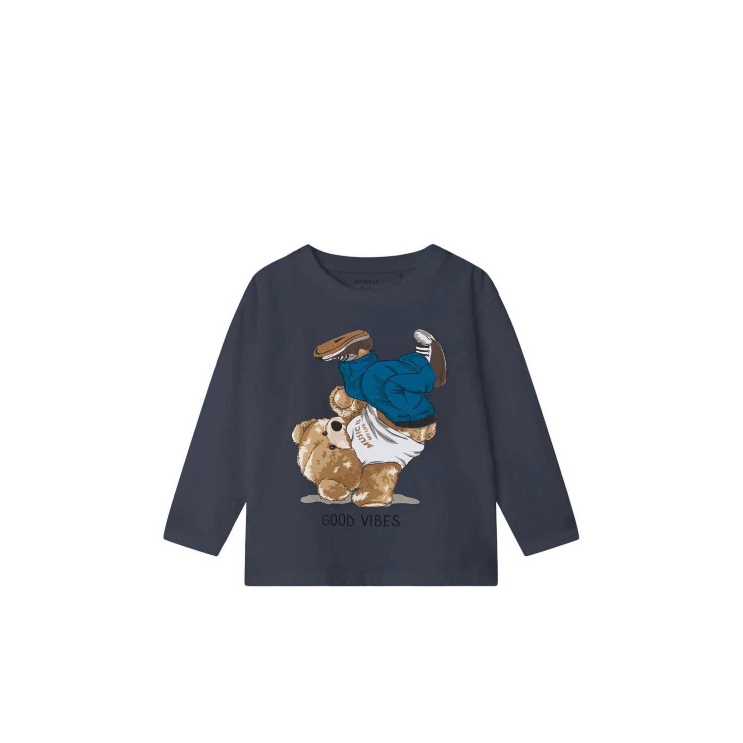 NAME IT MINI longsleeve donkerblauw