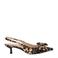 La Strada slingback pumps met panterprint beige/bruin