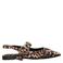 La Strada slingback loafers met panterprint beige/zwart