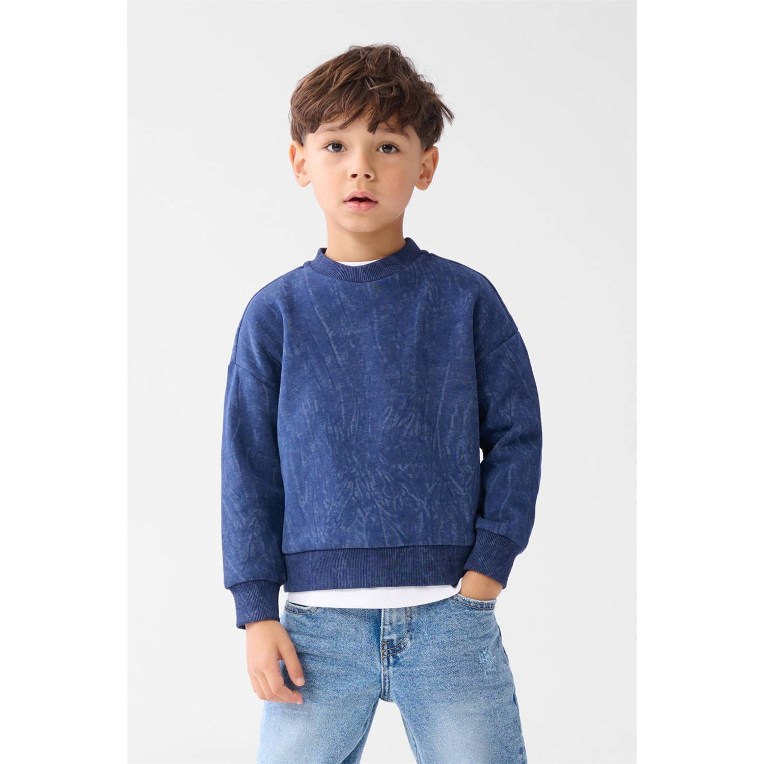 Shoeby sweater donkerblauw