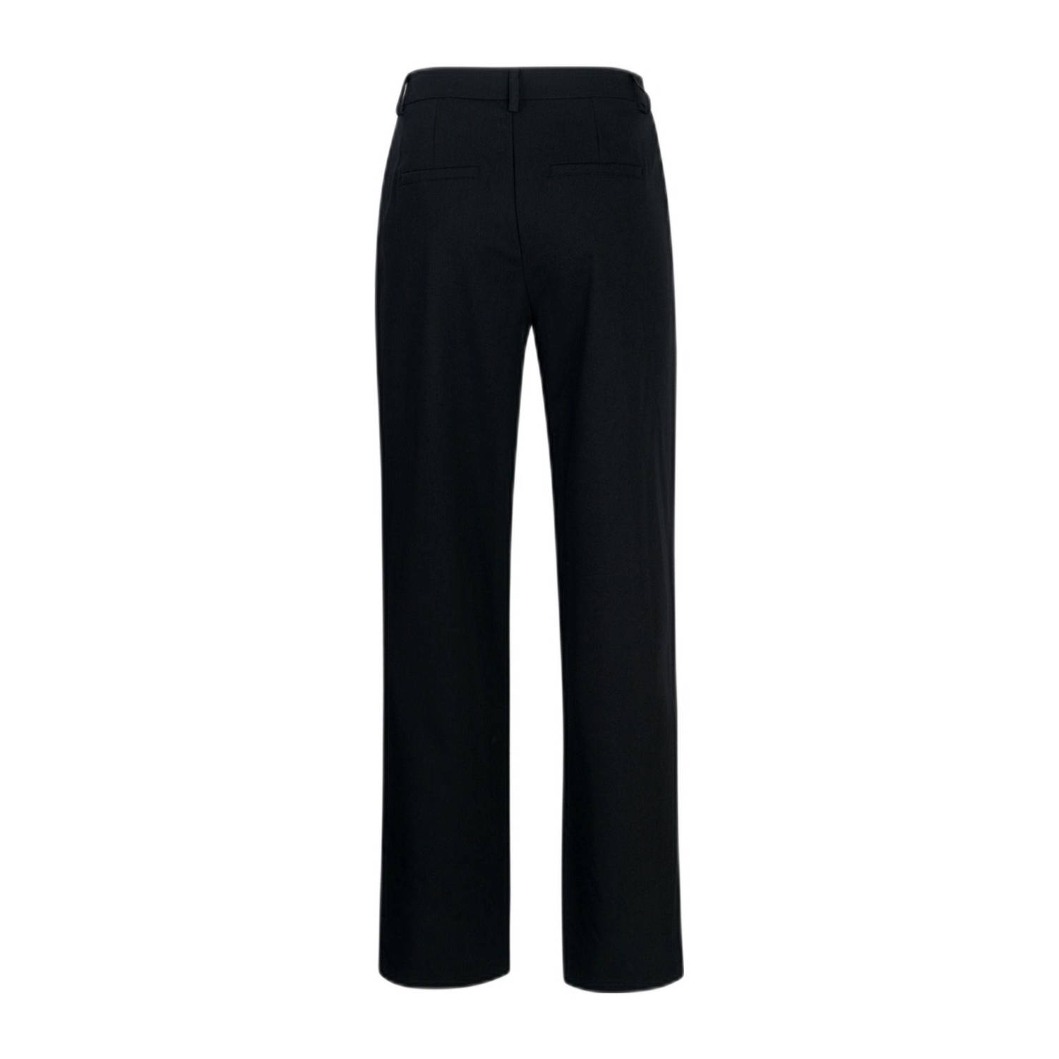Shoeby straight fit pantalon zwart