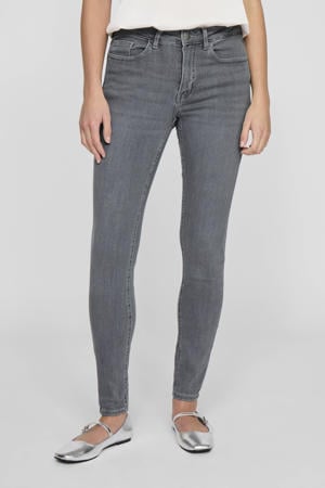 regular waist skinny jeans grey denim
