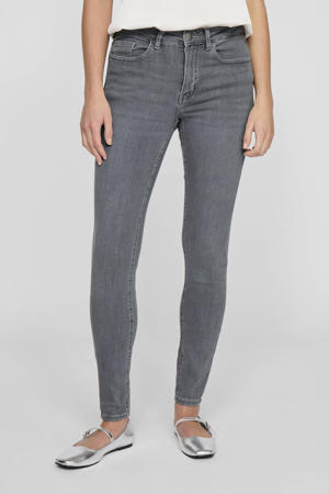 regular waist skinny jeans grey denim