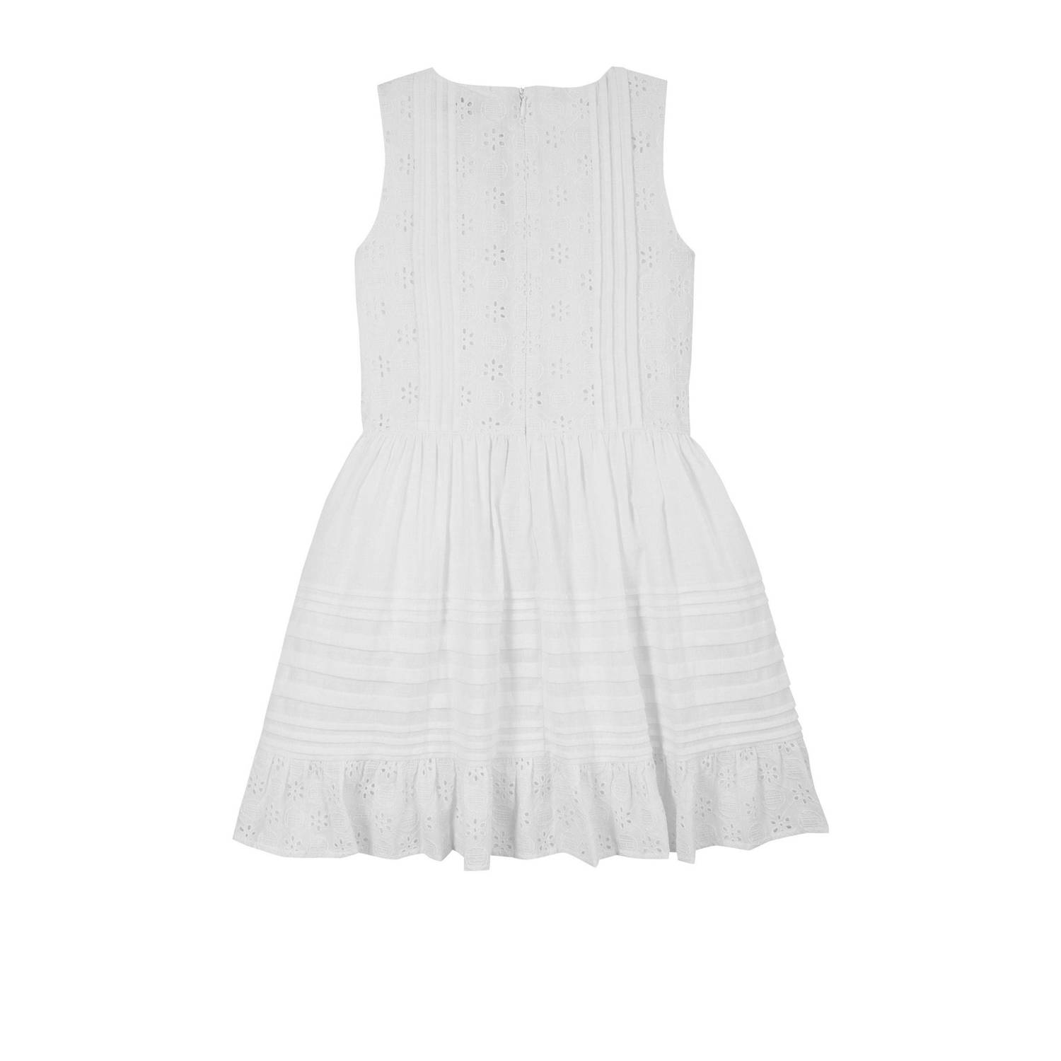 Tommy Hilfiger korte jurk broderie wit