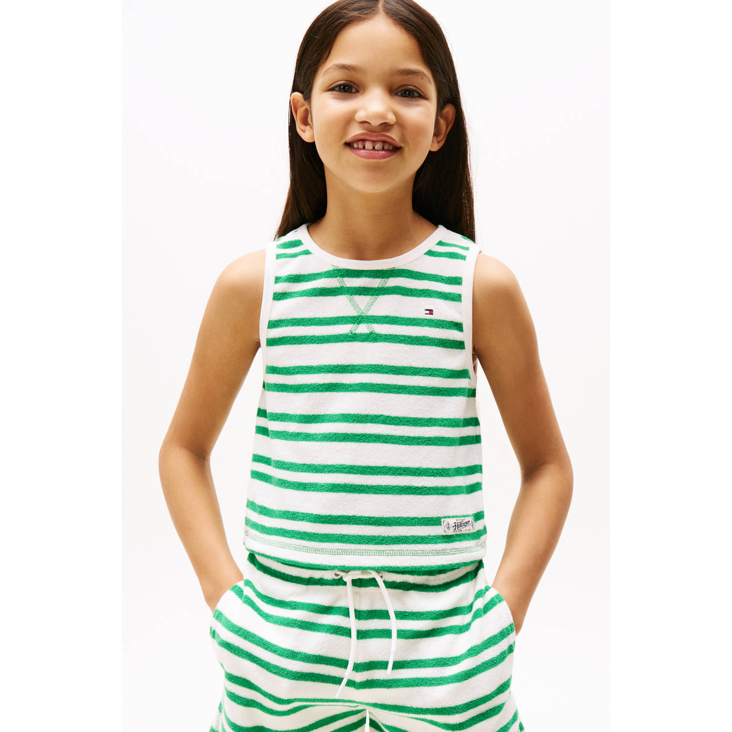 Tommy Hilfiger mouwloze top groen