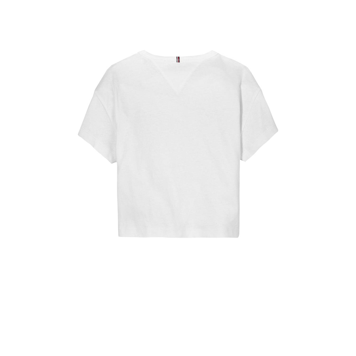 Tommy Hilfiger linnen T-shirt wit