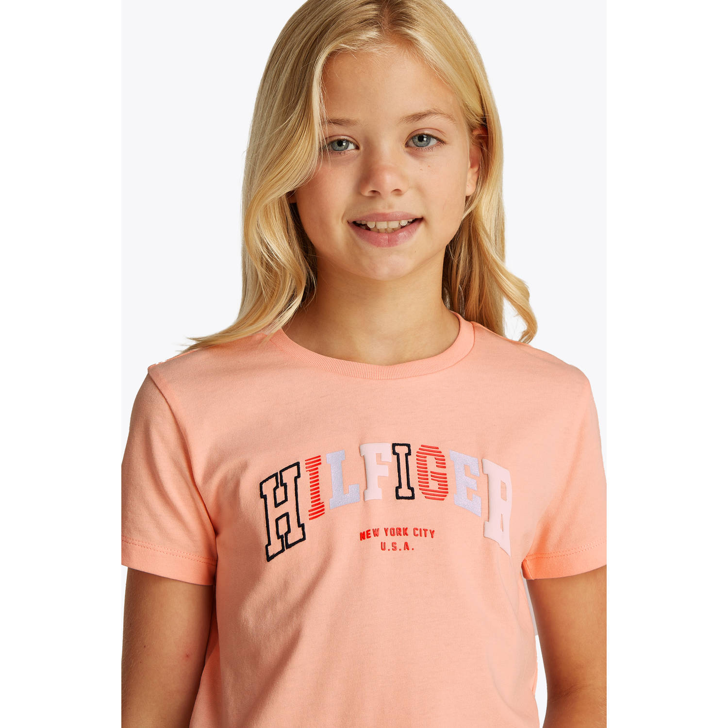 Tommy Hilfiger T-shirt zalm