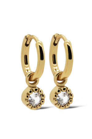 gold plated oorbellen Vintage Fall