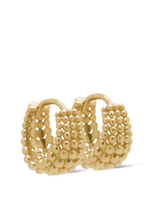 gold plated oorbellen Lilly Dots