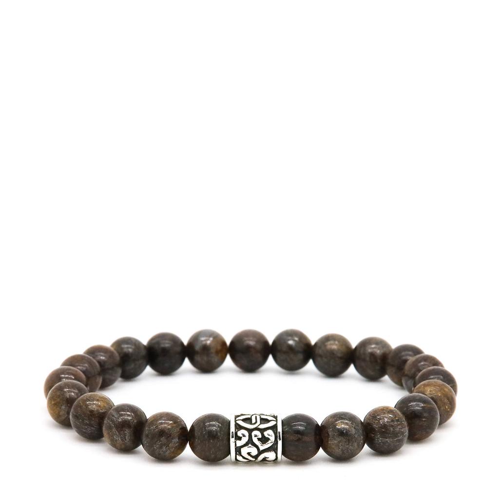 KARMA Jewelry armband Percy Gemstone bruin