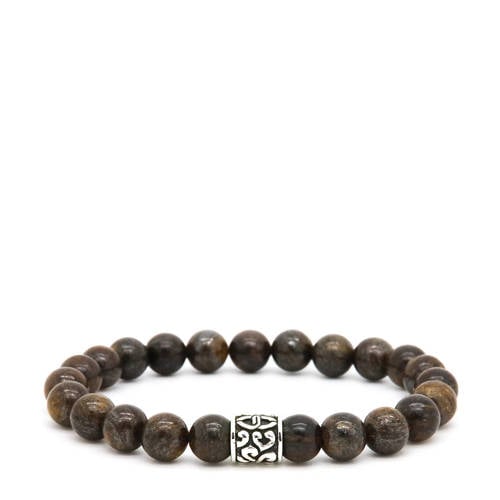 KARMA Jewelry armband Percy Gemstone bruin afbeelding