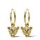KARMA Jewelry gold plated oorbellen Leopard