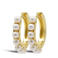 KARMA Jewelry gold plated oorbellen Pretty Pearls 14MM