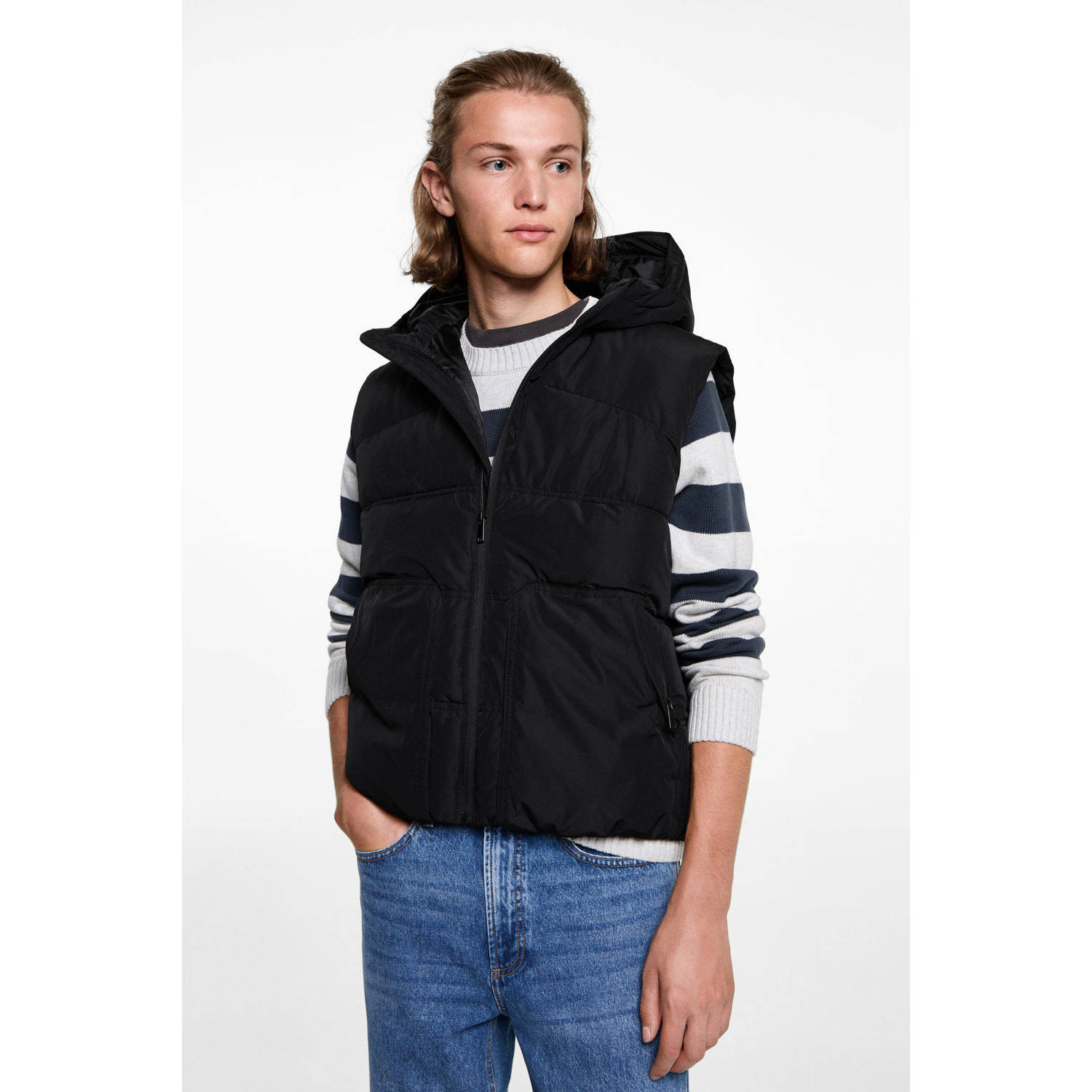 MANGO TEEN bodywarmer zwart