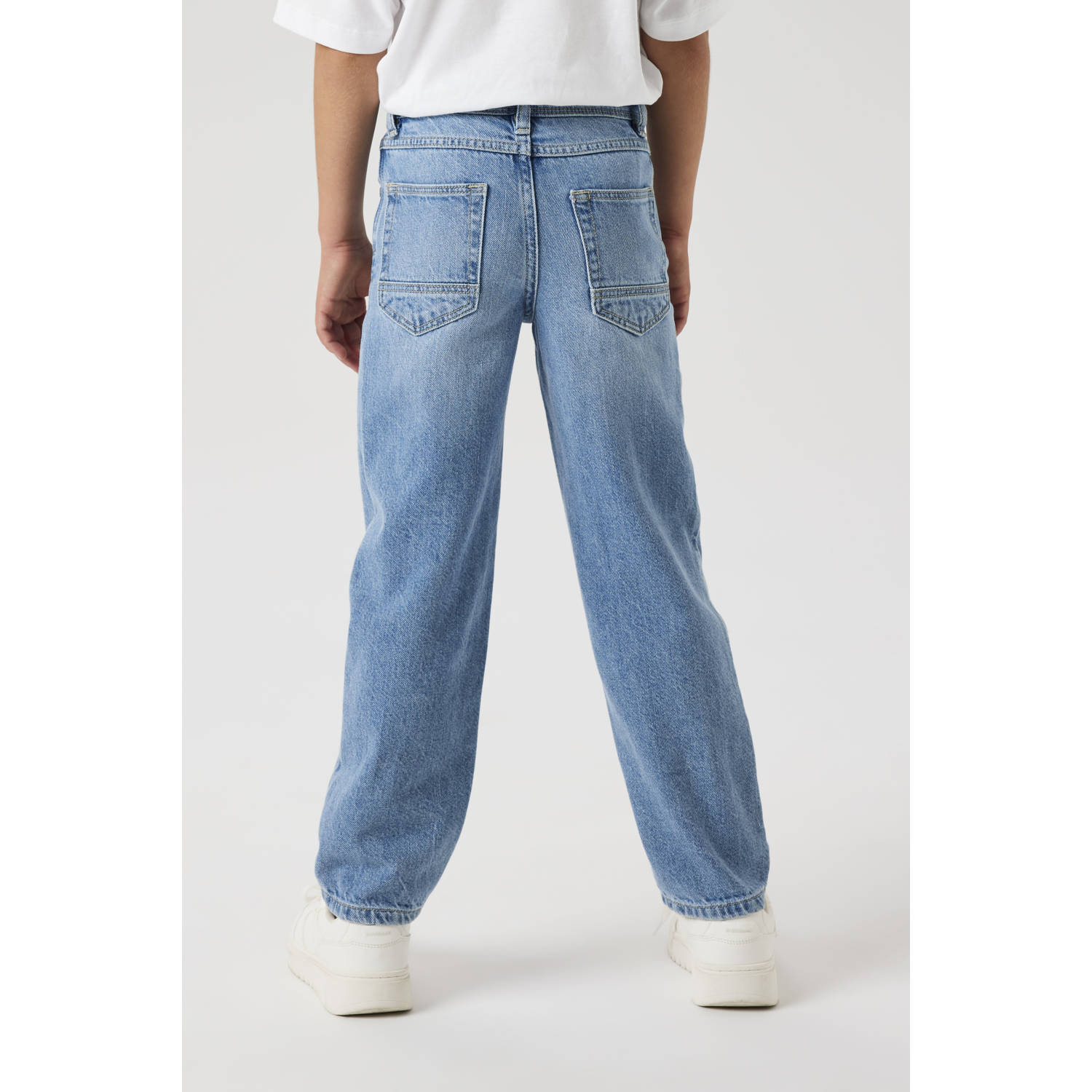 NAME IT KIDS straight leg jeans light blue denim