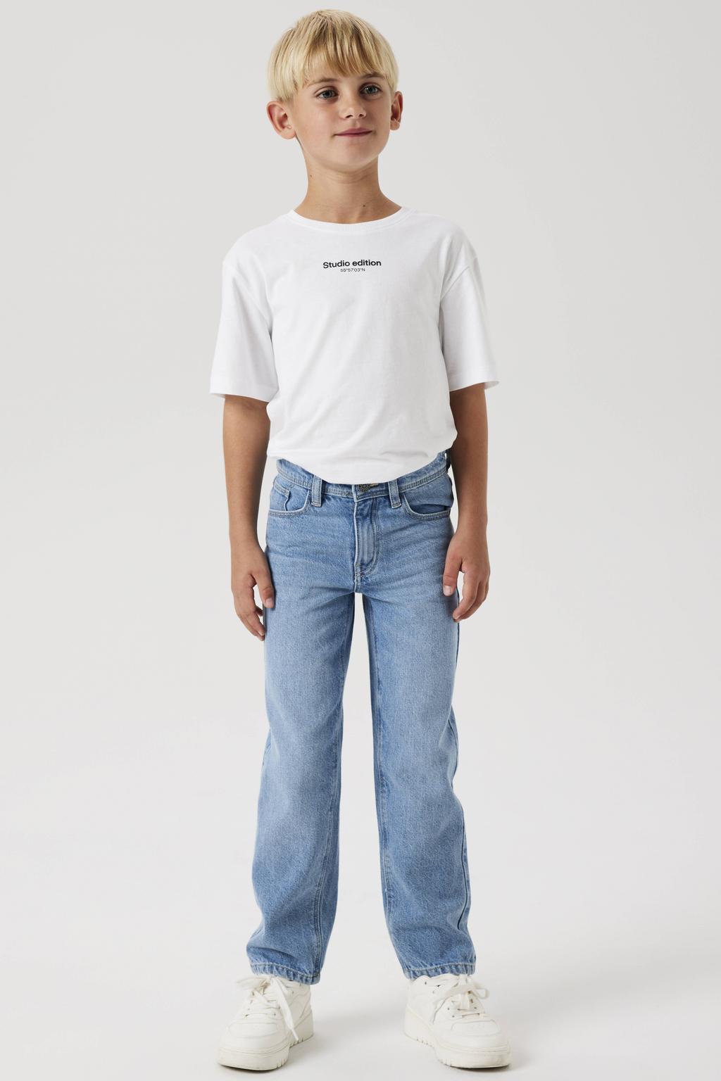 NAME IT KIDS loose fit jeans light blue denim
