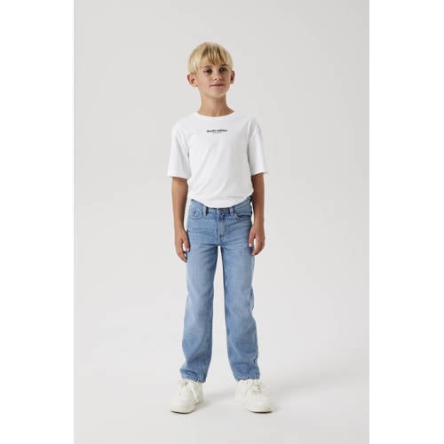 NAME IT KIDS straight leg jeans light blue denim afbeelding