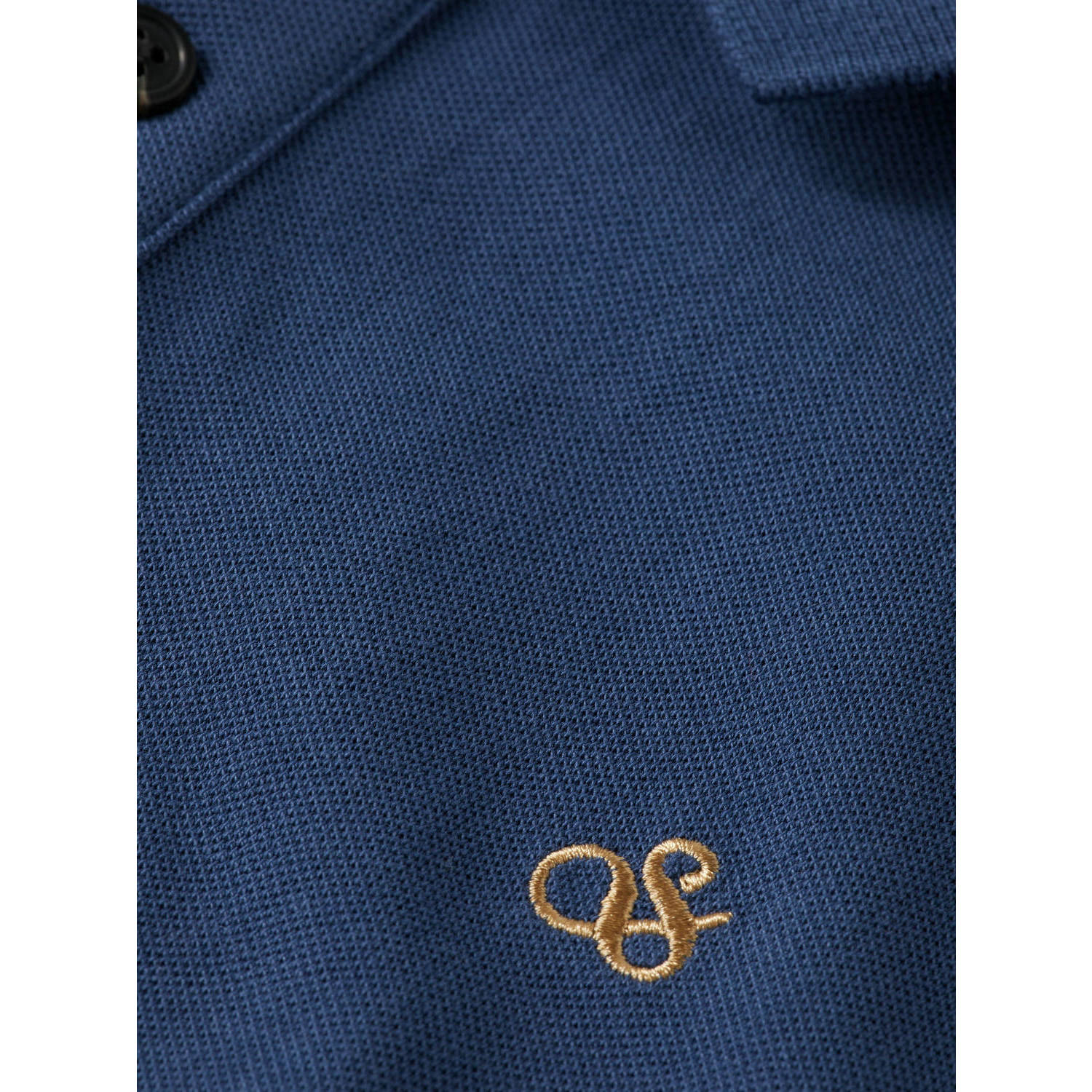 Scotch & Soda regular polo donkerblauw