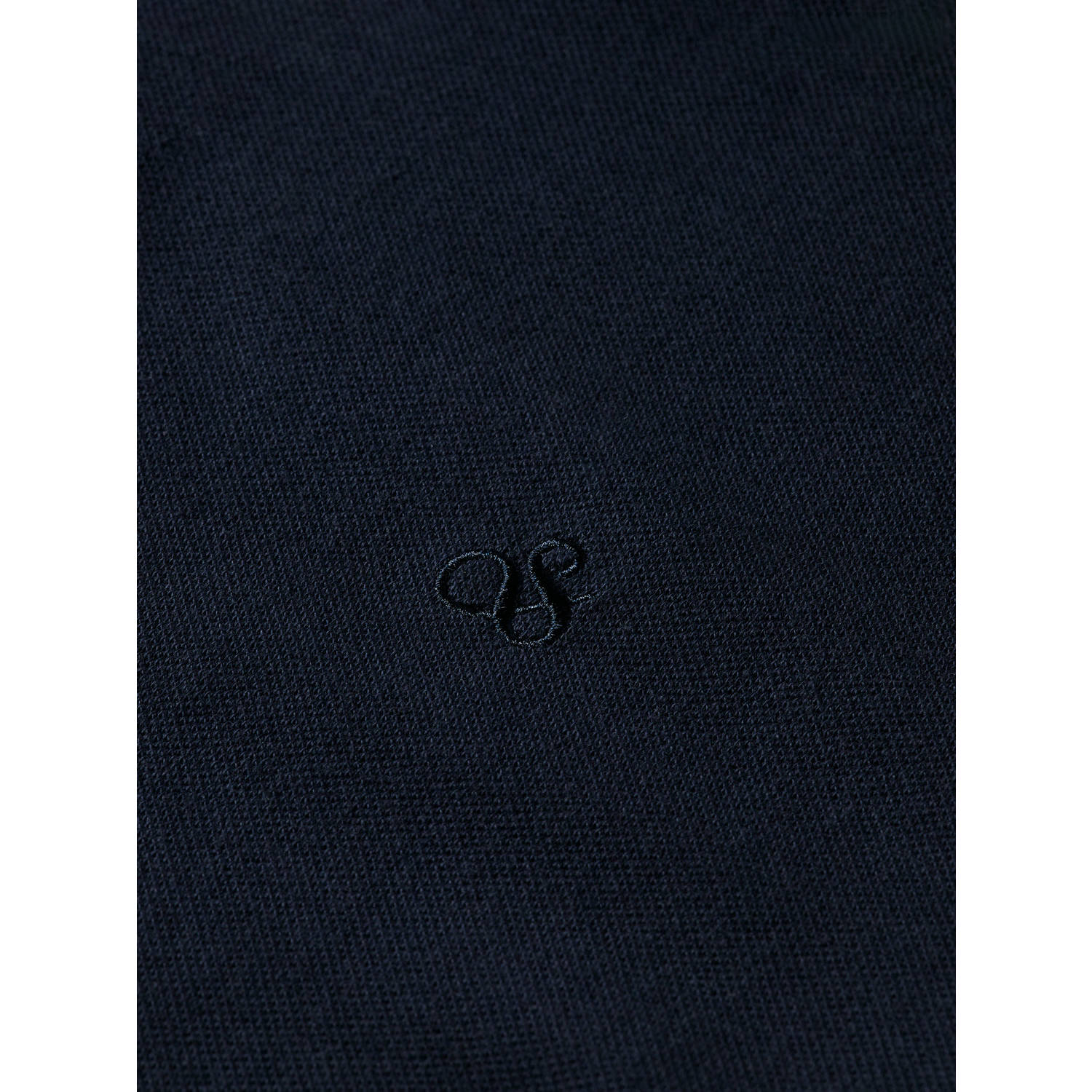 Scotch & Soda regular polo donkerblauw