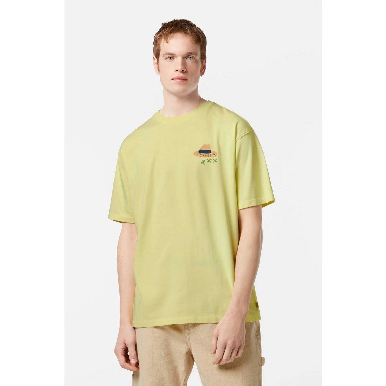 Scotch & Soda Front and Back Artwork Shirt Heren
