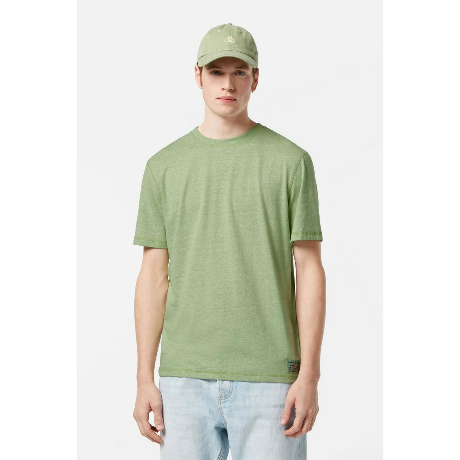 Scotch & Soda T-shirt Scotch & Soda T-Shirt Melange Groen